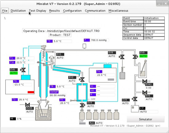 GECDIST V7 Software for distillation units